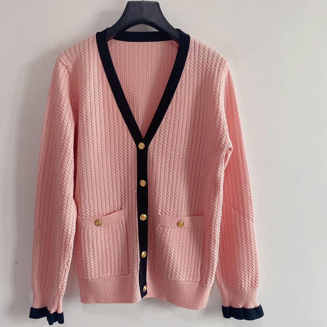 222 2021 Runway Spring Brand SAme Style Sweater Long Sleeve V Neck Pink White Fashion Womens Clothes High Quality Womens Sc, White;black
222 2021 Runway Spring Brand SAme Style Sweater Long Sleeve V Neck Pink White Fashion Womens Clothes High Quality Womens Sc, White;black