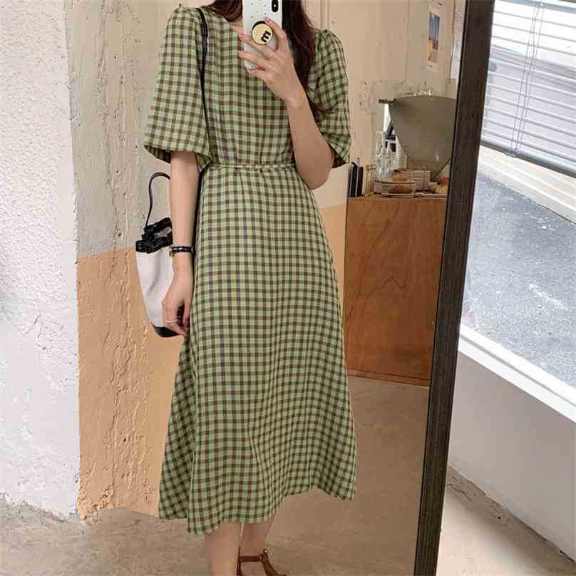 Gentle Plaid Elegance Slim Sexy Summer Femme Long Dress Geometric Loose Casual OL High Quality Vestidos 210525, Green
Gentle Plaid Elegance Slim Sexy Summer Femme Long Dress Geometric Loose Casual OL High Quality Vestidos 210525, Green