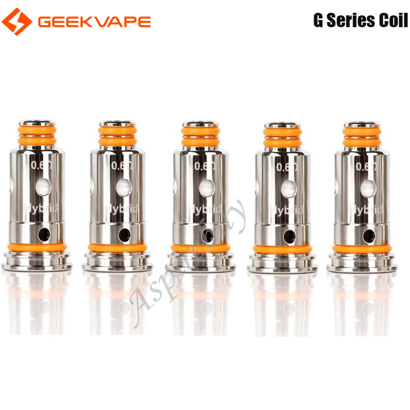 GeekVape Coil G Coil Mesh 0.6ohm/G ST 1.2ohm Replacement Aegis Coil Head 5pcs/Pack fit Geekvape Aegis Geekvape Wenax Authentic
GeekVape Coil G Coil Mesh 0.6ohm/G ST 1.2ohm Replacement Aegis Coil Head 5pcs/Pack fit Geekvape Aegis Geekvape Wenax Authentic