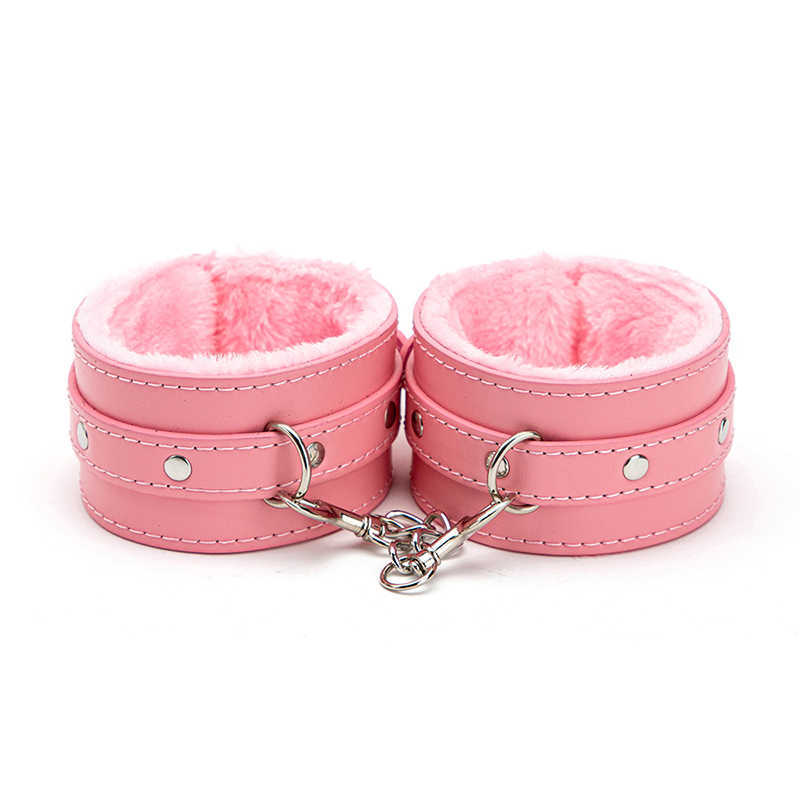 Handcuffs Bdsm Bed Bondage Set Sex Toys for Women Handcuffs Anal Nipple Clamps Rope Exotic Accessories Erotic Toys Adult Games 211013