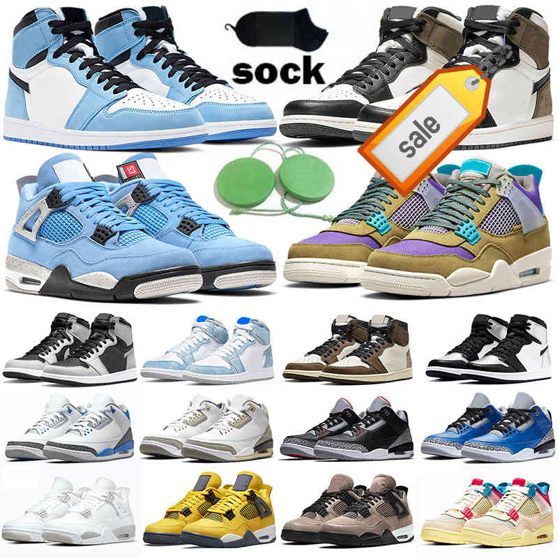 2022 Jumpman 1s 4s Basketball Shoes University Blue Mocha Taupe Haze Desert Moss Lightning Black Cat Mens Womens Trainers Outdoor Sports Sneakers, Customize
2022 Jumpman 1s 4s Basketball Shoes University Blue Mocha Taupe Haze Desert Moss Lightning Black Cat Mens Womens Trainers Outdoor Sports Sneakers, Customize