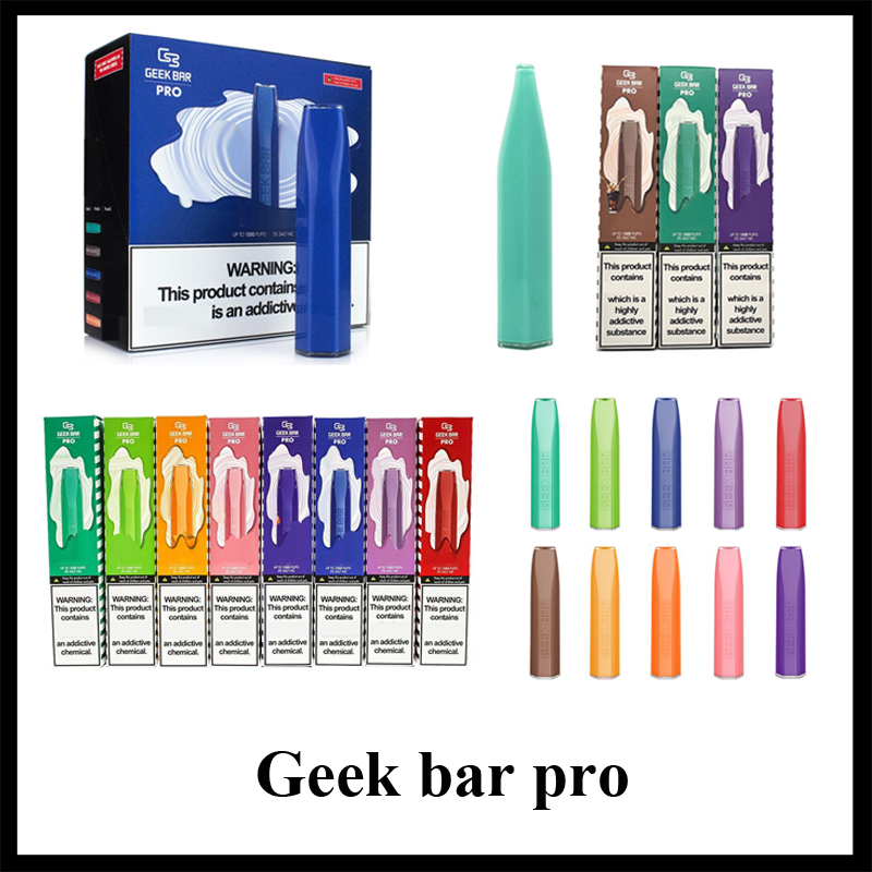 Geek Bar Pro Disposable E Cigarettes vape pen 1500Puff 4.5ml Pre-refilled Pod 850mah Battery 8 Colors Max XL
Geek Bar Pro Disposable E Cigarettes vape pen 1500Puff 4.5ml Pre-refilled Pod 850mah Battery 8 Colors Max XL