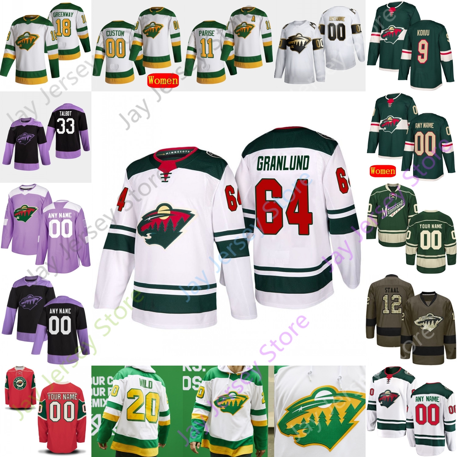 2021 Minnesota Wild Hockey Jersey Luke Johnson Kaapo Kahkonen Kirill Kaprizov Gerald Mayhew Mermis Victor Rask Rau Rossi Soucy Stalock Sturm, Black;red
2021 Minnesota Wild Hockey Jersey Luke Johnson Kaapo Kahkonen Kirill Kaprizov Gerald Mayhew Mermis Victor Rask Rau Rossi Soucy Stalock Sturm, Black;red