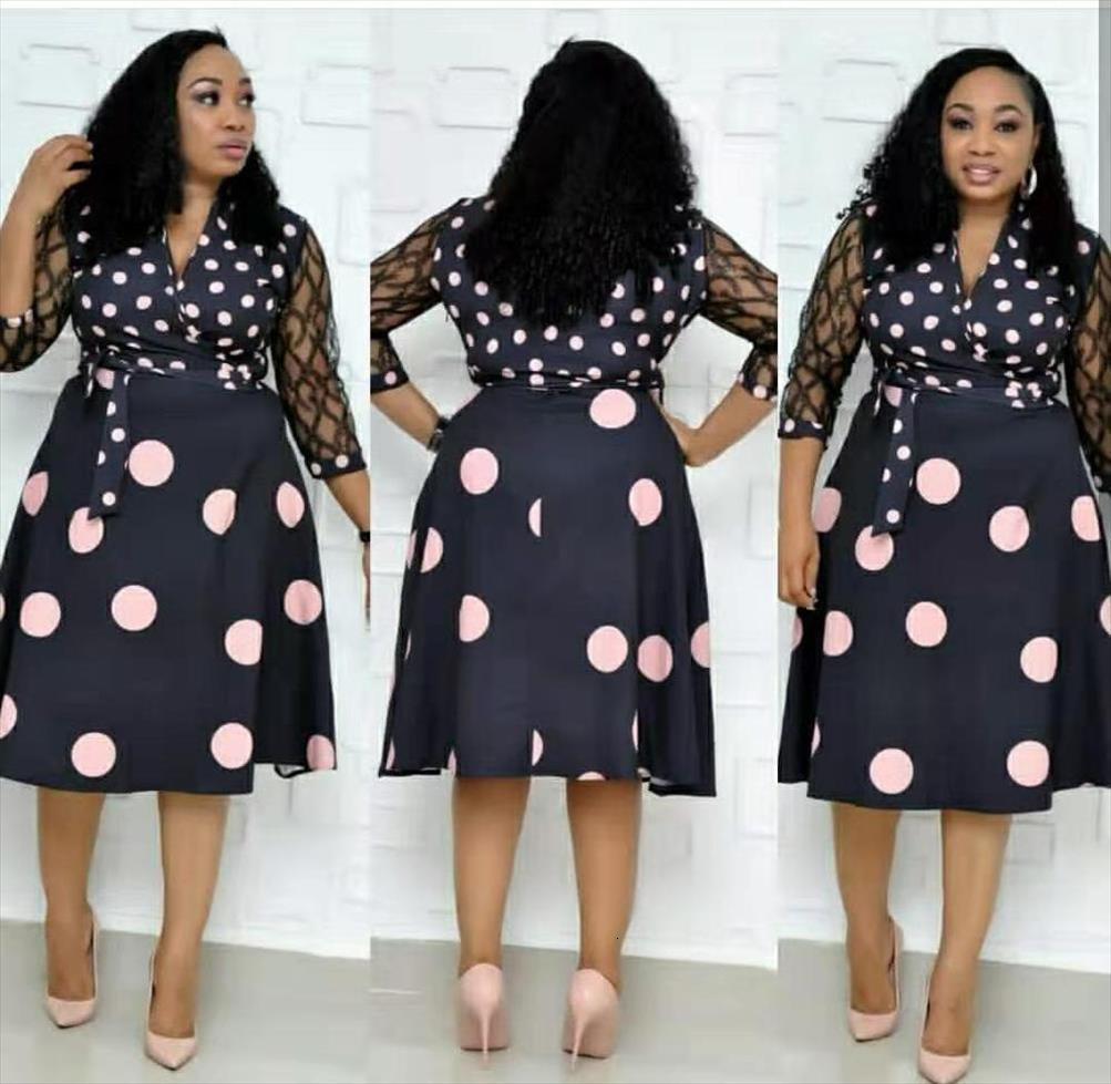 elegent fashion style spring women dress and autumn african beauty plus size knee length, Black;gray
elegent fashion style spring women dress and autumn african beauty plus size knee length, Black;gray
