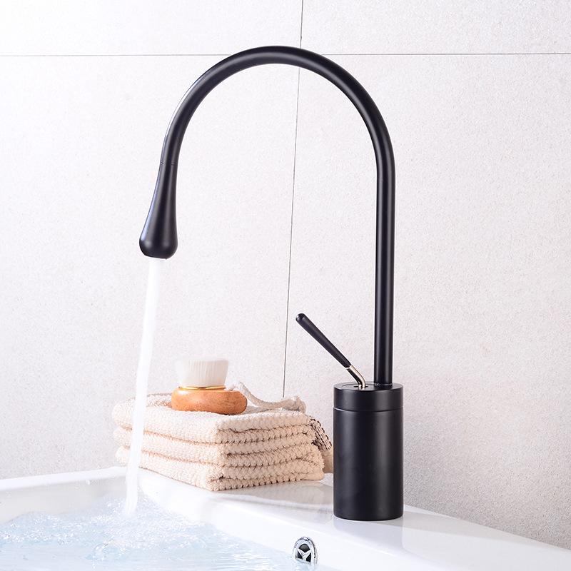 Bathroom Sink Faucets Cross-Border Faucet Cold Heat Wash Basin Scandinavian Minimalist Black Table Tap Spinning White
Bathroom Sink Faucets Cross-Border Faucet Cold Heat Wash Basin Scandinavian Minimalist Black Table Tap Spinning White
