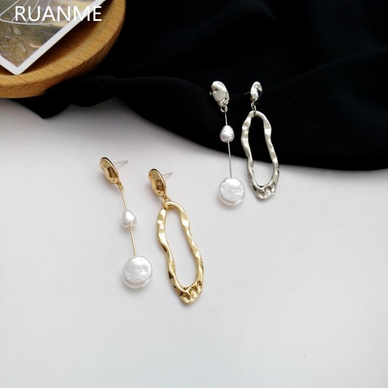 stud asymmetrical freshwater pearl earrings, metal exaggerated, gold, long, female punk, party jewelry gifts, Golden;silver
stud asymmetrical freshwater pearl earrings, metal exaggerated, gold, long, female punk, party jewelry gifts, Golden;silver