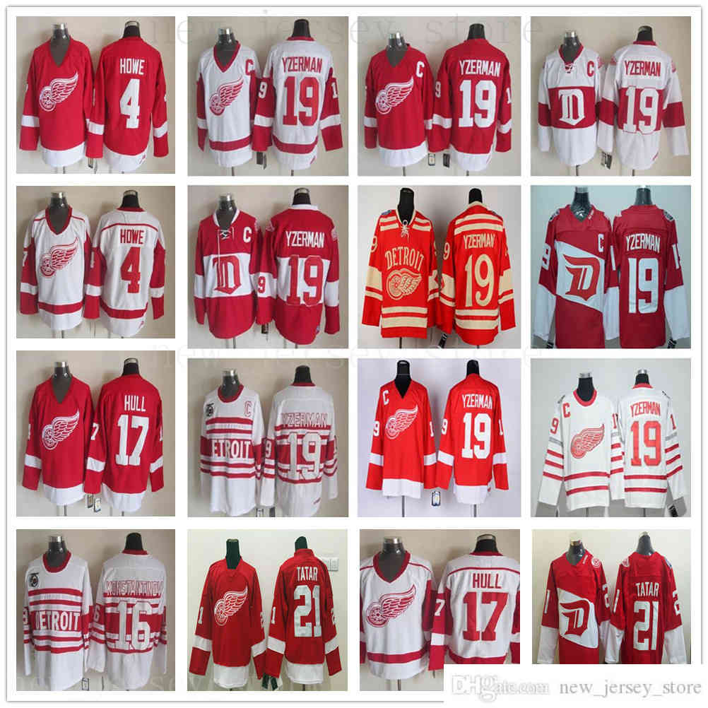 Vintage CCM Stitched 19 Steve Yzerman Jersey ice Hockey 2016th Winter Classic 16 Vladimir Konstantinov 17 Brett Hull 21 Tomas Tatar Jerseys, Black;red
Vintage CCM Stitched 19 Steve Yzerman Jersey ice Hockey 2016th Winter Classic 16 Vladimir Konstantinov 17 Brett Hull 21 Tomas Tatar Jerseys, Black;red