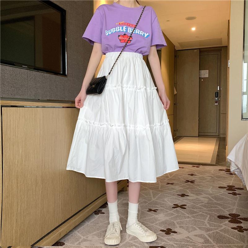 Skirts Japanese College Wind Wood Ear High Waist Versatile Skirt Female Student Korean Leisure Show Thin Fairy A-line, Black
Skirts Japanese College Wind Wood Ear High Waist Versatile Skirt Female Student Korean Leisure Show Thin Fairy A-line, Black