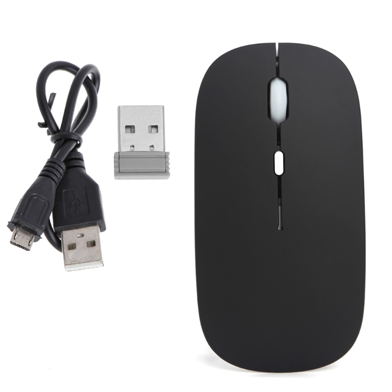 2.4G Wireless Mouse for Laptop PC USB Rechargeable Silent Mute Optical Mouse Wireless