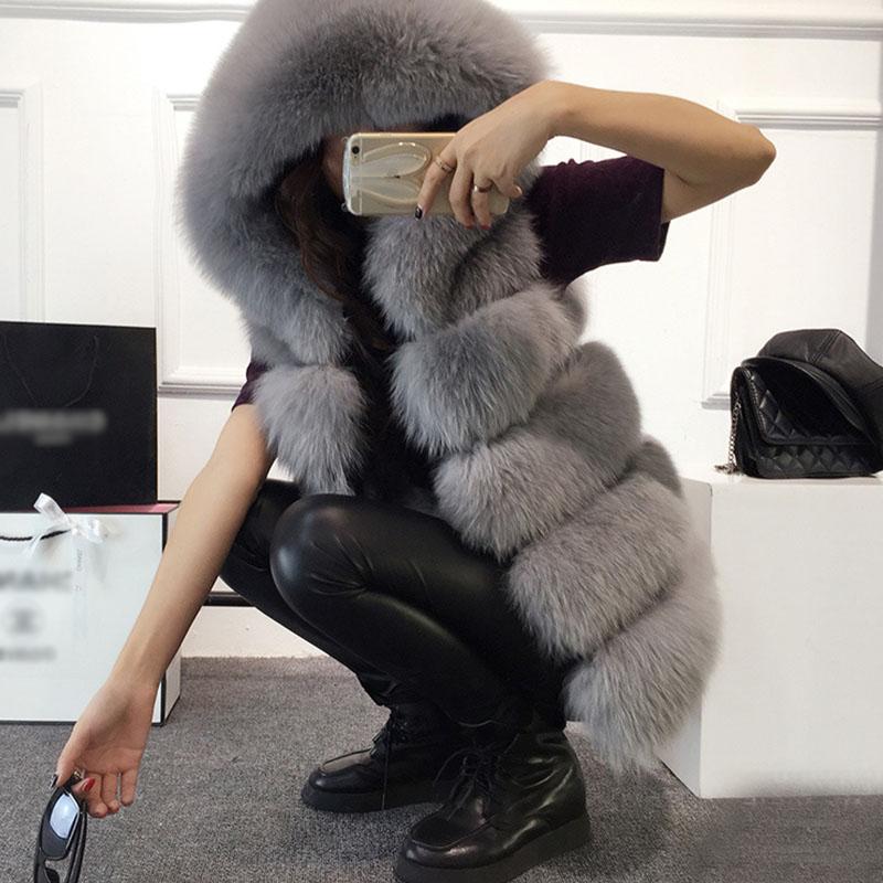Women's Fur & Faux Sleeveless Plush Vest Thick Warm Hooded Jacket Casual Mid-length Winter Fashion 2021, Black
Women's Fur & Faux Sleeveless Plush Vest Thick Warm Hooded Jacket Casual Mid-length Winter Fashion 2021, Black