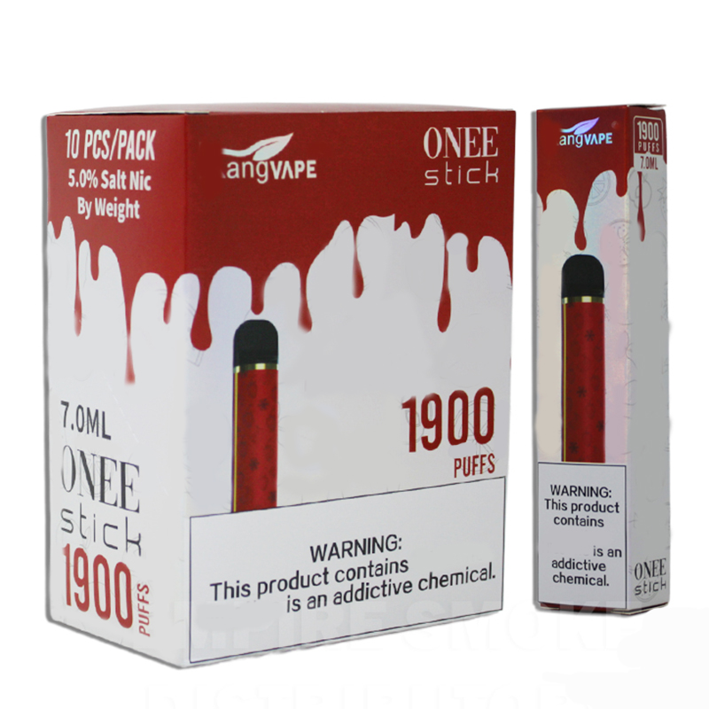 KANGVAPE Onee Stick 1900 Puffs E cigarette Disposable vape pen Device 6.5ml Pod 1100mah Battery starter kit 16 Colors
KANGVAPE Onee Stick 1900 Puffs E cigarette Disposable vape pen Device 6.5ml Pod 1100mah Battery starter kit 16 Colors