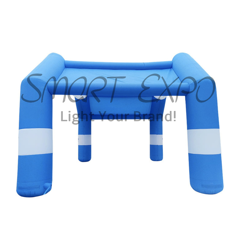 Outdoor Advertising Inflatable Arch Tunnel Tent W12 x H5.6 M with Custom Logo Printing Base Blower