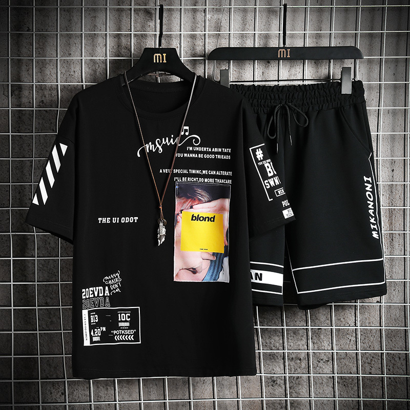2021 New Tracksuit Summer Sweat Suit Fashion Casual Sets Mens Clothes Printed t Shirt Short Pants Brand Men's Sportsuits 0a4z, Black
2021 New Tracksuit Summer Sweat Suit Fashion Casual Sets Mens Clothes Printed t Shirt Short Pants Brand Men's Sportsuits 0a4z, Black