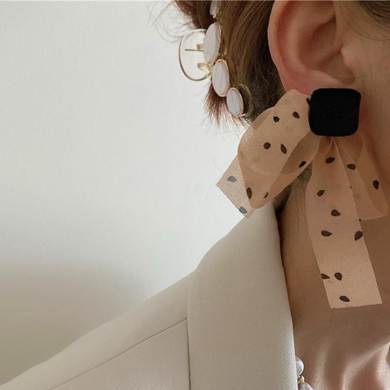 Dangle & Chandelier Minar Sweet Polka Dot Ribbon Bowknot Earrings For Women Black Crystal Large Crossed Knot Vintage Jewelry 2021
Dangle & Chandelier Minar Sweet Polka Dot Ribbon Bowknot Earrings For Women Black Crystal Large Crossed Knot Vintage Jewelry 2021