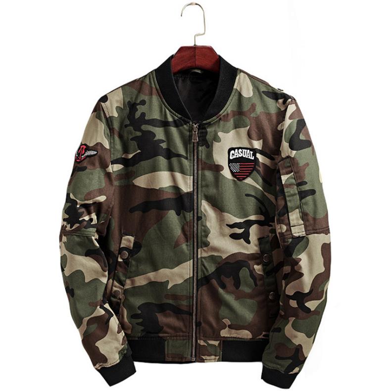 Men's Jackets Est Camouflage Military Jacket Men Casual Embroidery Bomber Slim Fit Army Green Male Outerwear Casaco Masculino
Men's Jackets Est Camouflage Military Jacket Men Casual Embroidery Bomber Slim Fit Army Green Male Outerwear Casaco Masculino