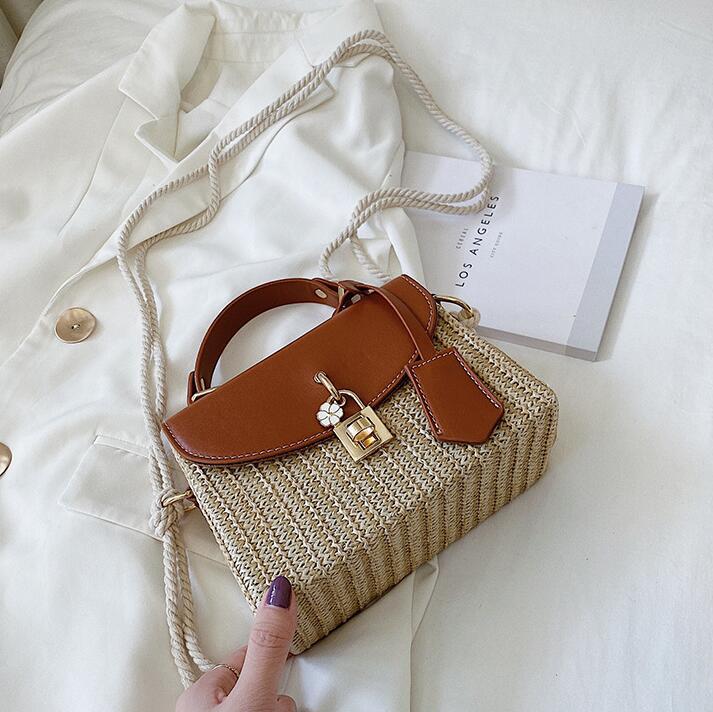 Factory wholesale women handbag fashion woven bags summer new straw women beach bag sweet contrast color flower buckle fashion Messenger bag, Black;red
Factory wholesale women handbag fashion woven bags summer new straw women beach bag sweet contrast color flower buckle fashion Messenger bag, Black;red