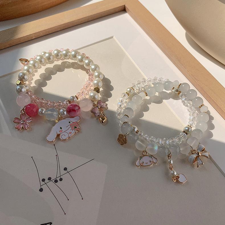Charm Bracelets Korean Lovely Dog Bowknot Heart Charms For Women Fashion Jewelry Beaded Crystal Bangles Gifts, Golden;silver
Charm Bracelets Korean Lovely Dog Bowknot Heart Charms For Women Fashion Jewelry Beaded Crystal Bangles Gifts, Golden;silver
