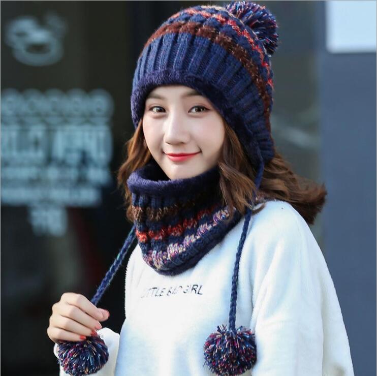 on sale All-match for ladies in autumn and winter Wool caps Hats Scarves Sets DMZM026a fashion Warm ear protection plus velvet thick knitted cycling cap
on sale All-match for ladies in autumn and winter Wool caps Hats Scarves Sets DMZM026a fashion Warm ear protection plus velvet thick knitted cycling cap