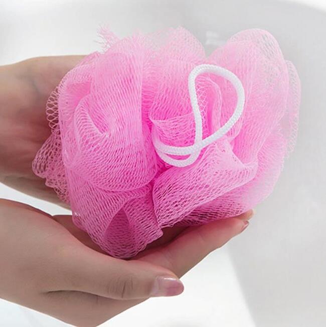 Loofah Bath Ball Mesh Sponges Milk Shower Accessories Nylon Brush Showers Balls 12g Soft Body Cleaning6287133