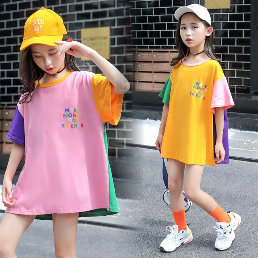 Girls Summer Tops Children T Shirt Patchwork Baby Girl Clothes Tee Casual Dress Kids Clothing 9 11 Years, Blue
Girls Summer Tops Children T Shirt Patchwork Baby Girl Clothes Tee Casual Dress Kids Clothing 9 11 Years, Blue