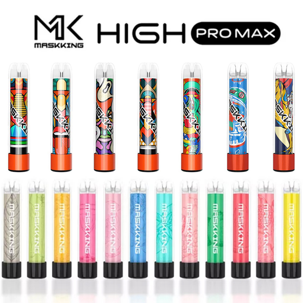 Maskking High Pro Max Disposable E cigarettes 1500 Puffs Vape Pen 4.5ml Pre Filled Cartridge 850mAh Battery Vaporizer gt xxl zero slim limit
Maskking High Pro Max Disposable E cigarettes 1500 Puffs Vape Pen 4.5ml Pre Filled Cartridge 850mAh Battery Vaporizer gt xxl zero slim limit