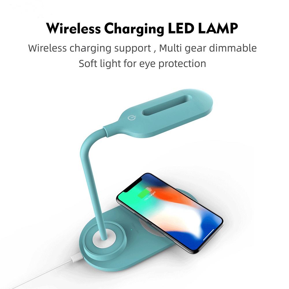 10W Wireless Chargers LED Table Lamp For Samsung S20/S10/Note10 Fast Charger iPhone 11Pro/Xr/Xs/8 Adjustable
10W Wireless Chargers LED Table Lamp For Samsung S20/S10/Note10 Fast Charger iPhone 11Pro/Xr/Xs/8 Adjustable