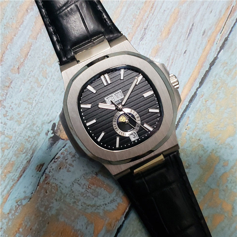 Automatic Mechanical Mens Watches Leather Band Sports 5726 Seri With Sun Moon and Stars BDFL, Customize
Automatic Mechanical Mens Watches Leather Band Sports 5726 Seri With Sun Moon and Stars BDFL, Customize