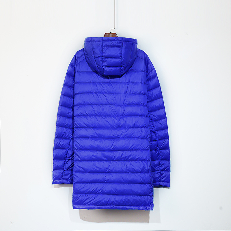 Oversize 5XL 6XL 7XL 8XL Mens Lightweight Down Jacket Autumn Winter Men's Hooded Long Casual Regular Ultra-thin Men's Coat 201225