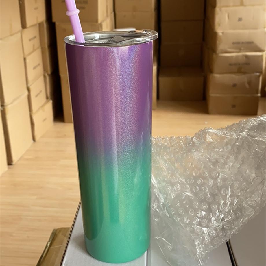 Sublimation 20oz 30oz Skinny Mug Sublimating 600ml 900ml Slim Tumbler Blank or Photo On Cup Straight Water Wine Glass Make Your Design Be Real Free PP