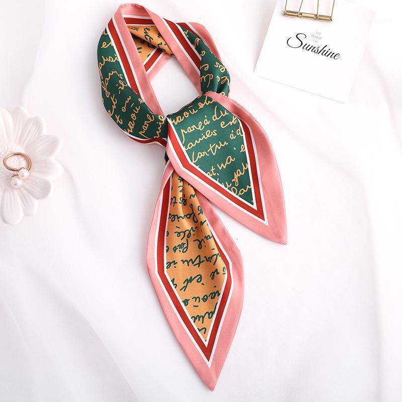 Scarves 2021 Letter Print Women Small Silk Scarf Kerchief Handle Bag Ribbons Female Head Foulard 90*10cm
Scarves 2021 Letter Print Women Small Silk Scarf Kerchief Handle Bag Ribbons Female Head Foulard 90*10cm