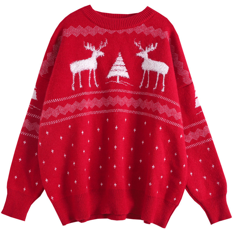 2021 New Women Autumn Winter Sweatshirt Knit Sweater Ladies Snowflake Elk Print Sweaters U0xq, Red
2021 New Women Autumn Winter Sweatshirt Knit Sweater Ladies Snowflake Elk Print Sweaters U0xq, Red