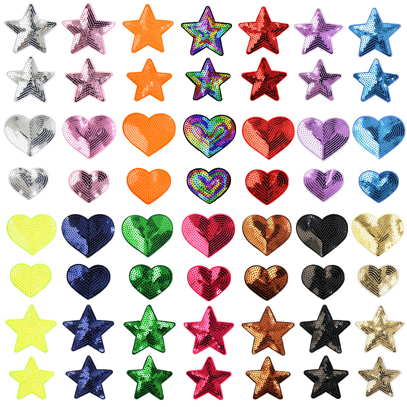 Embroidered Sequins Clothing Patch Loving Heart Star Patches Sew Iron on Clothes Badge for T-shirt Coat DIY Decoration Gift
Embroidered Sequins Clothing Patch Loving Heart Star Patches Sew Iron on Clothes Badge for T-shirt Coat DIY Decoration Gift
