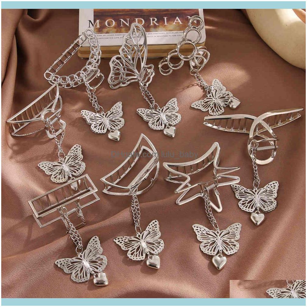 Headbands Jewelry1Pc Retro Metal Goth Butterfly Clip Love Pendant Claws Barrettes Hair Jaw Grip Jewelry Styling Tools Drop Delivery 2021 Eoy
Headbands Jewelry1Pc Retro Metal Goth Butterfly Clip Love Pendant Claws Barrettes Hair Jaw Grip Jewelry Styling Tools Drop Delivery 2021 Eoy