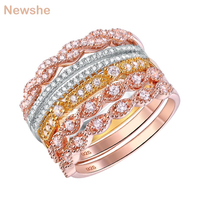 Wedding Rings She For Women 925 Sterling Silver Golden Rose Gold Color Set Engagement Band Trendy Jewelry BR0601, Slivery;golden
Wedding Rings She For Women 925 Sterling Silver Golden Rose Gold Color Set Engagement Band Trendy Jewelry BR0601, Slivery;golden