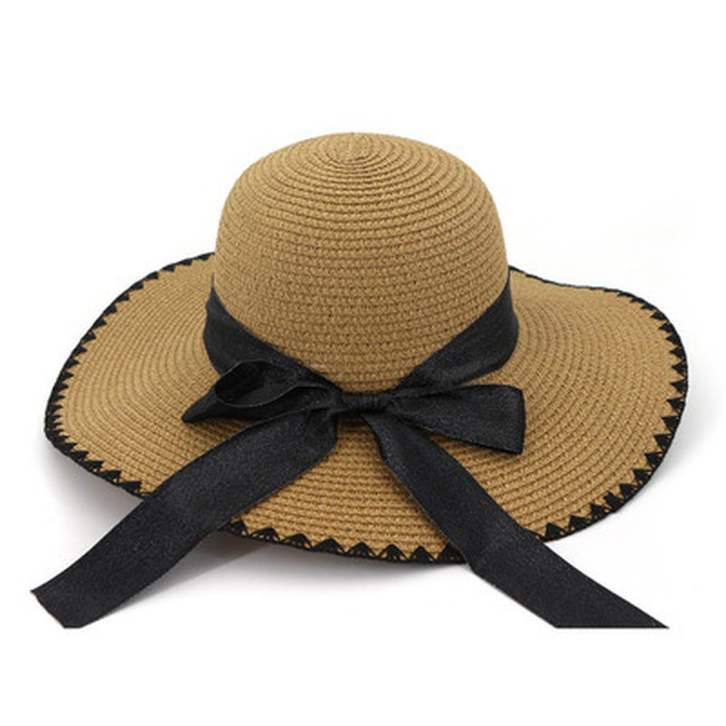 2021 New Straw Summer Spring Ribbon Bowknot Elegant Big Brim Travel Casual Outdoor Beach Sun Protective Women Hats Uqxh, Khaki
2021 New Straw Summer Spring Ribbon Bowknot Elegant Big Brim Travel Casual Outdoor Beach Sun Protective Women Hats Uqxh, Khaki
