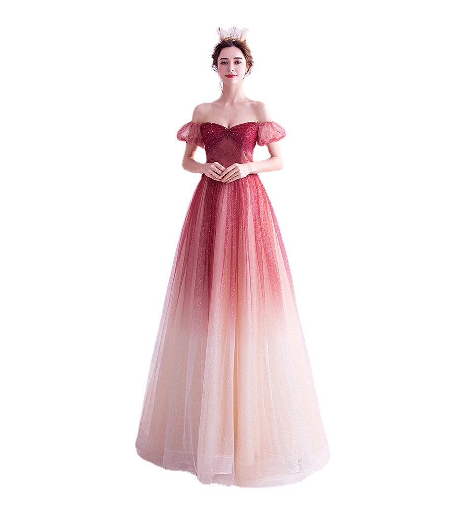 Elegant Evening Dresses Sweetheart Short Sleeve Race Tulle Flower Women Formal Stunning Floor Length Prom Dress Robe De Marie Custom Made