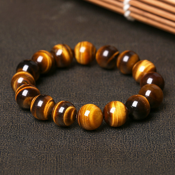 tigers eye stone bracelets for women and men bangle gift beads bracelets accessories wholesale