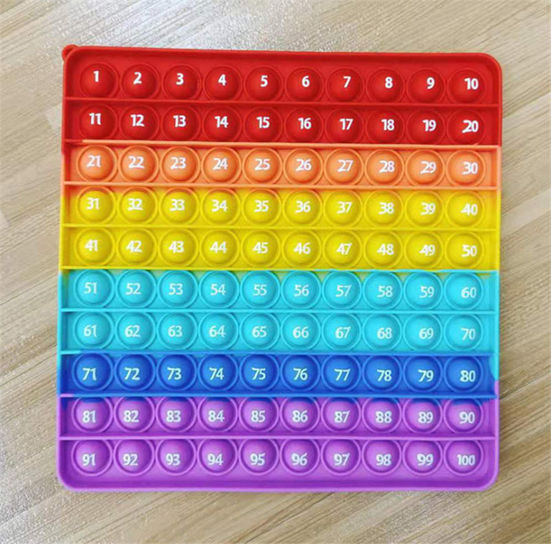 20CM ainbow Fidget Toy Push Bubble Sensory Autism Special Needs Anxiety Stress Reliever for Office Workers-TOPN358
20CM ainbow Fidget Toy Push Bubble Sensory Autism Special Needs Anxiety Stress Reliever for Office Workers-TOPN358