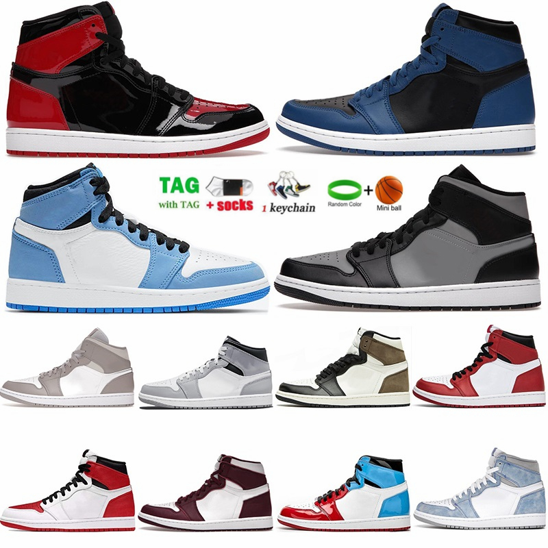 High og 1 Basketball Shoes 1s Patent Bred Dark Marina Blue Shadow Red Smoke Grey Anthracite University Blue Mocha Men Sports Sneakers Women Designers Trainers us 13, Withoutbox-30
High og 1 Basketball Shoes 1s Patent Bred Dark Marina Blue Shadow Red Smoke Grey Anthracite University Blue Mocha Men Sports Sneakers Women Designers Trainers us 13, Withoutbox-30