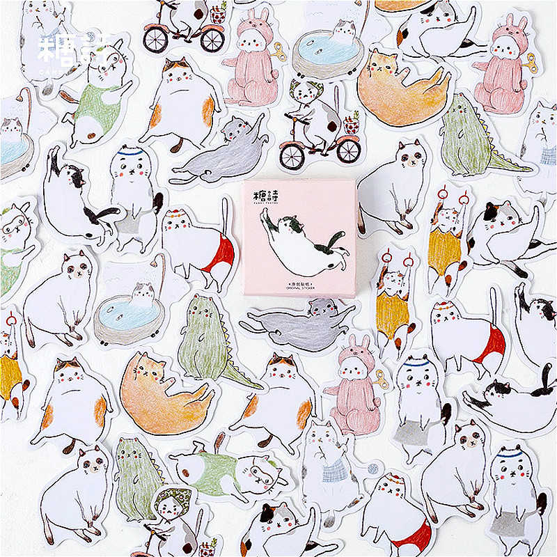 5Pieces/Lot 1piece Lovely Fat Cat Stationery Sticker Handmade Label Delicate Shine Adhesive Scrapbooking Planner Diary Stickers
5Pieces/Lot 1piece Lovely Fat Cat Stationery Sticker Handmade Label Delicate Shine Adhesive Scrapbooking Planner Diary Stickers