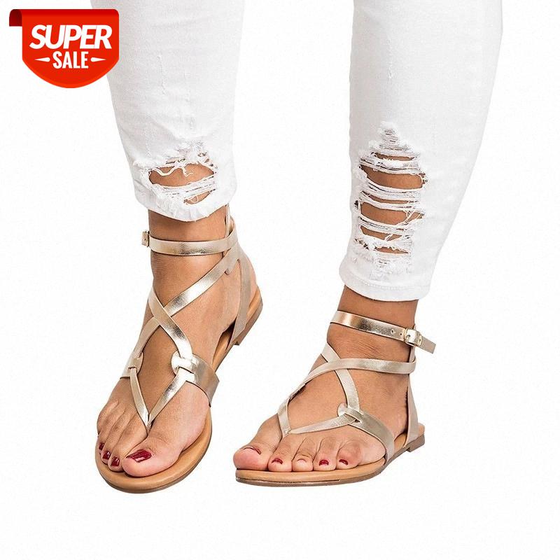 Women Sandals Plus Size 35-44 Flat Sandals Fashion Summer Shoes Women Casual Shoes Buckle Strap Sandales Femme Cross-strap #Tn5n, Black
Women Sandals Plus Size 35-44 Flat Sandals Fashion Summer Shoes Women Casual Shoes Buckle Strap Sandales Femme Cross-strap #Tn5n, Black