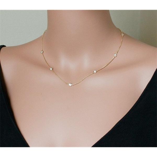 New Products Supply Necklaces Basic 925 Sterling Silver Cz Station Chain 18" Bezel 3mm Cz Link Chain Necklaces
New Products Supply Necklaces Basic 925 Sterling Silver Cz Station Chain 18" Bezel 3mm Cz Link Chain Necklaces