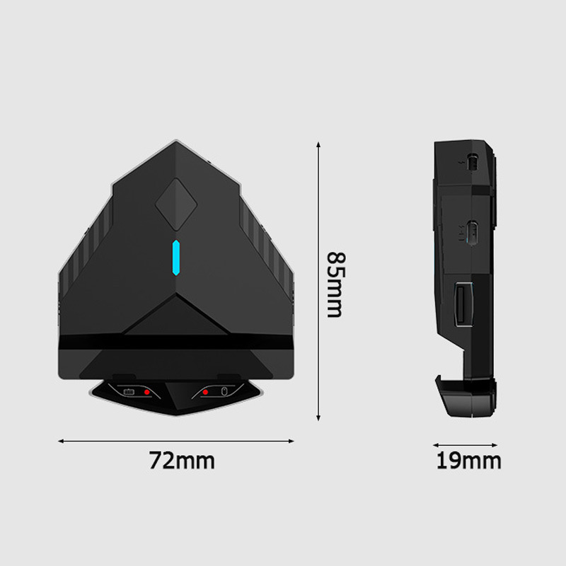 Lingzha 2 Wireless USB Gaming Keyboard Mouse Converter Adapter for Android Mobile Phone Game Playing for PUBG Game Accessories