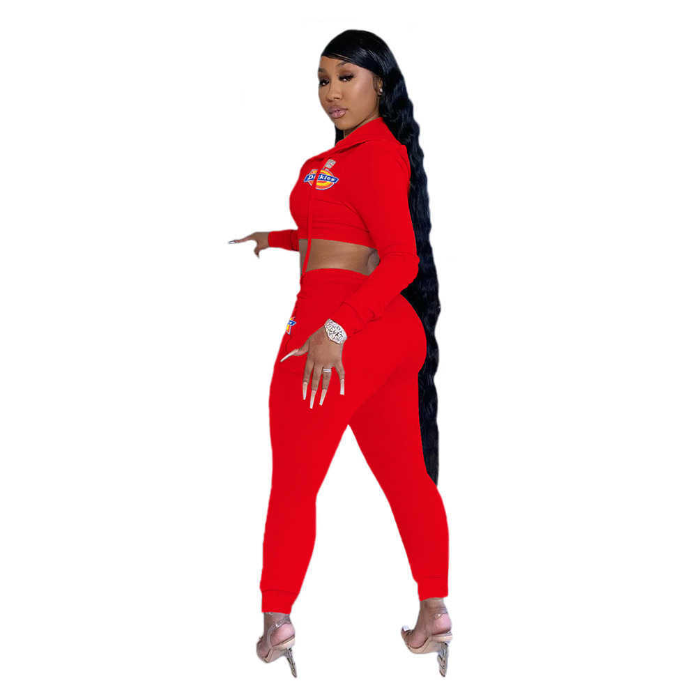 Women's Clothing Women Designers pant Clothes 2023 autumn winter Hoodie zipper printed short sleeve shorts two-piece set