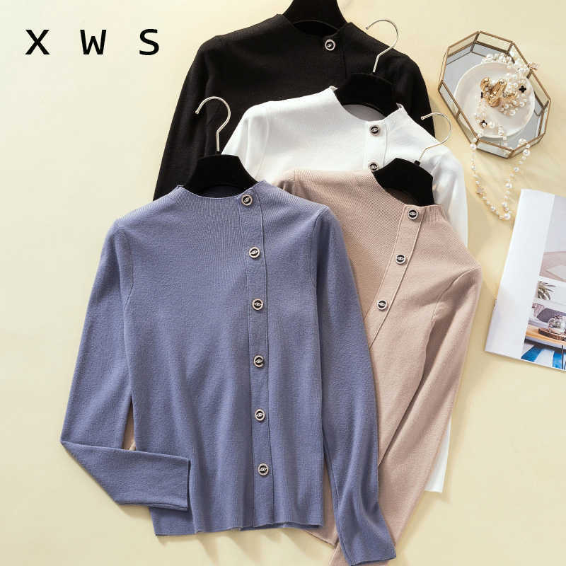 Womens Sweaters Winter Tops Turtleneck Sweater Button Pullover Jumper Knitted Sweater Pull Femme Hiver Truien Dames 210604, Khaki
Womens Sweaters Winter Tops Turtleneck Sweater Button Pullover Jumper Knitted Sweater Pull Femme Hiver Truien Dames 210604, Khaki
