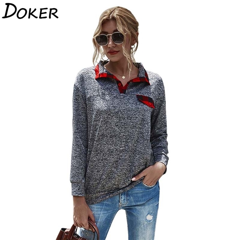 Autumn Winter Plaid Sweatshirs Women Turn-down Collar Long Sleeve Fashion Streetwear Hoodies Vintage Pullovers Sweatshirt 210603, Gray
Autumn Winter Plaid Sweatshirs Women Turn-down Collar Long Sleeve Fashion Streetwear Hoodies Vintage Pullovers Sweatshirt 210603, Gray