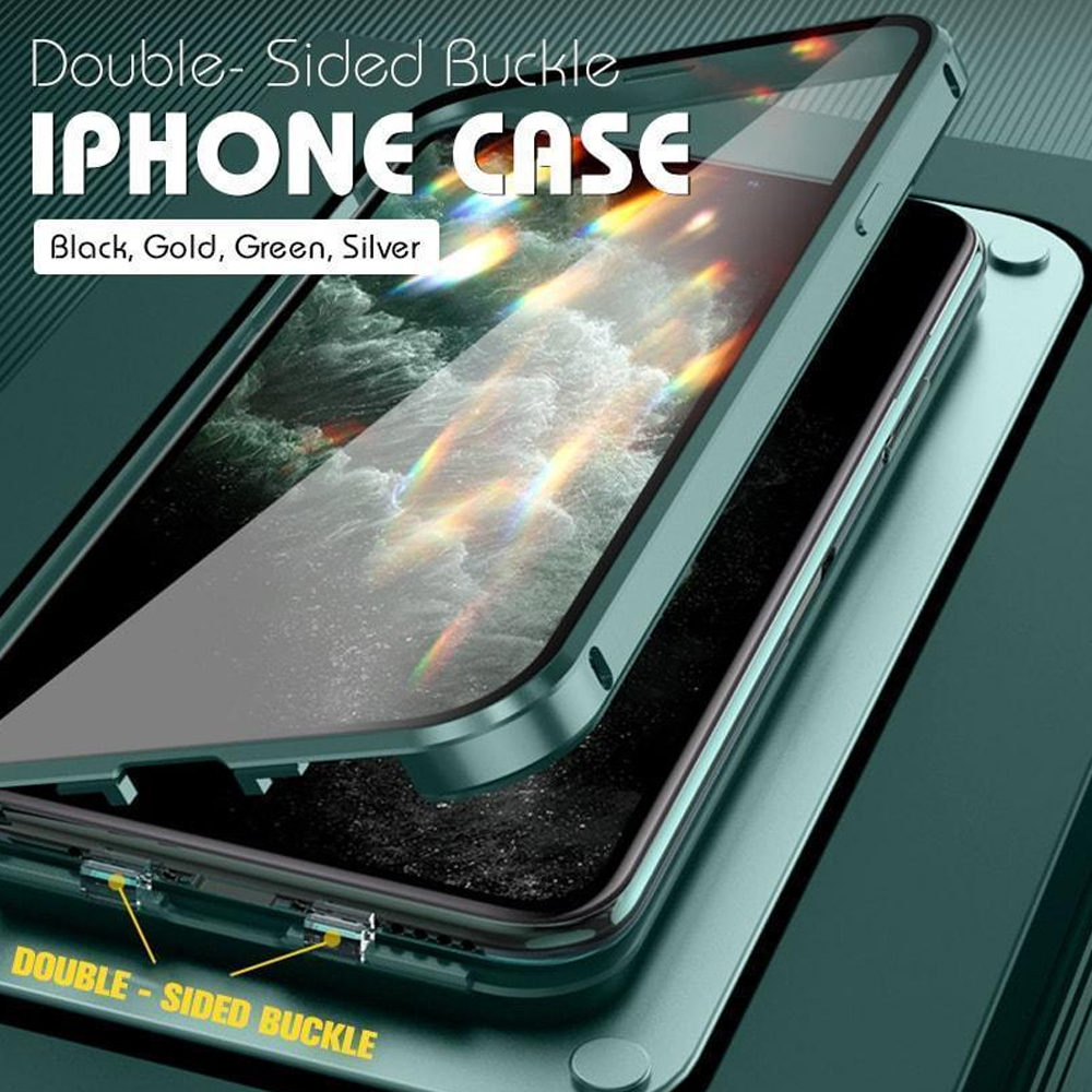 Double Sided Buckle Cases For iPhone 11 12 13 Pro Max 360 Magnetic Adsorption Metal Case fit iPhoneXSMax XR x 12pro
Double Sided Buckle Cases For iPhone 11 12 13 Pro Max 360 Magnetic Adsorption Metal Case fit iPhoneXSMax XR x 12pro