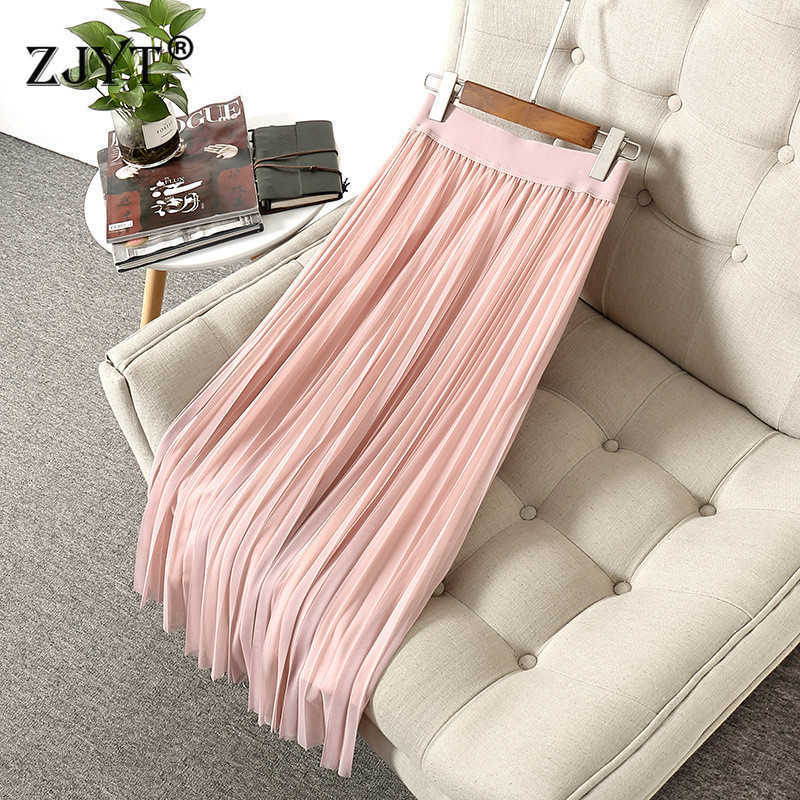Runway Fashion Spring Summer Designers High Waist Midi Solid Casual Party Pleated Mesh Skirts Women 210601, Beige
Runway Fashion Spring Summer Designers High Waist Midi Solid Casual Party Pleated Mesh Skirts Women 210601, Beige
