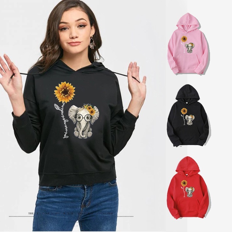 2021 New Print Elephant Animal Oversized Hoodie Women Autumn Streetwear Outwear Female Womens Kawaii Hooded Pullover Top Sweatshirt Gxjx, 10
2021 New Print Elephant Animal Oversized Hoodie Women Autumn Streetwear Outwear Female Womens Kawaii Hooded Pullover Top Sweatshirt Gxjx, 10