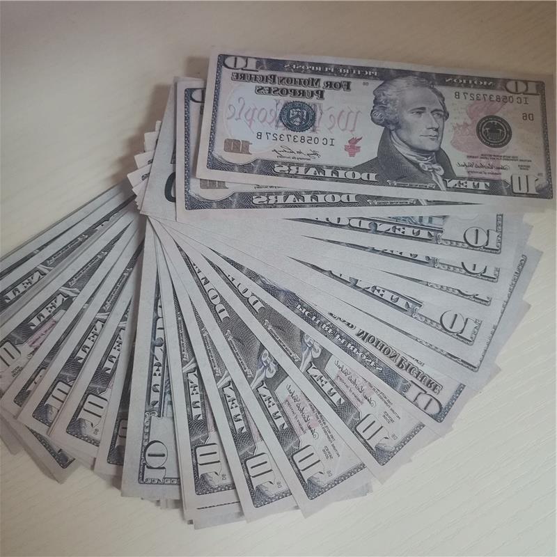 

Props Euro Mone Currency Fake 10 Play Gifts Simulation Kids Dollars Party Bar Crafts Gstp Movie Billet Paper 1:1 Atmosphere Aeisp